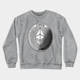 Silver Ethereum Crewneck Sweatshirt